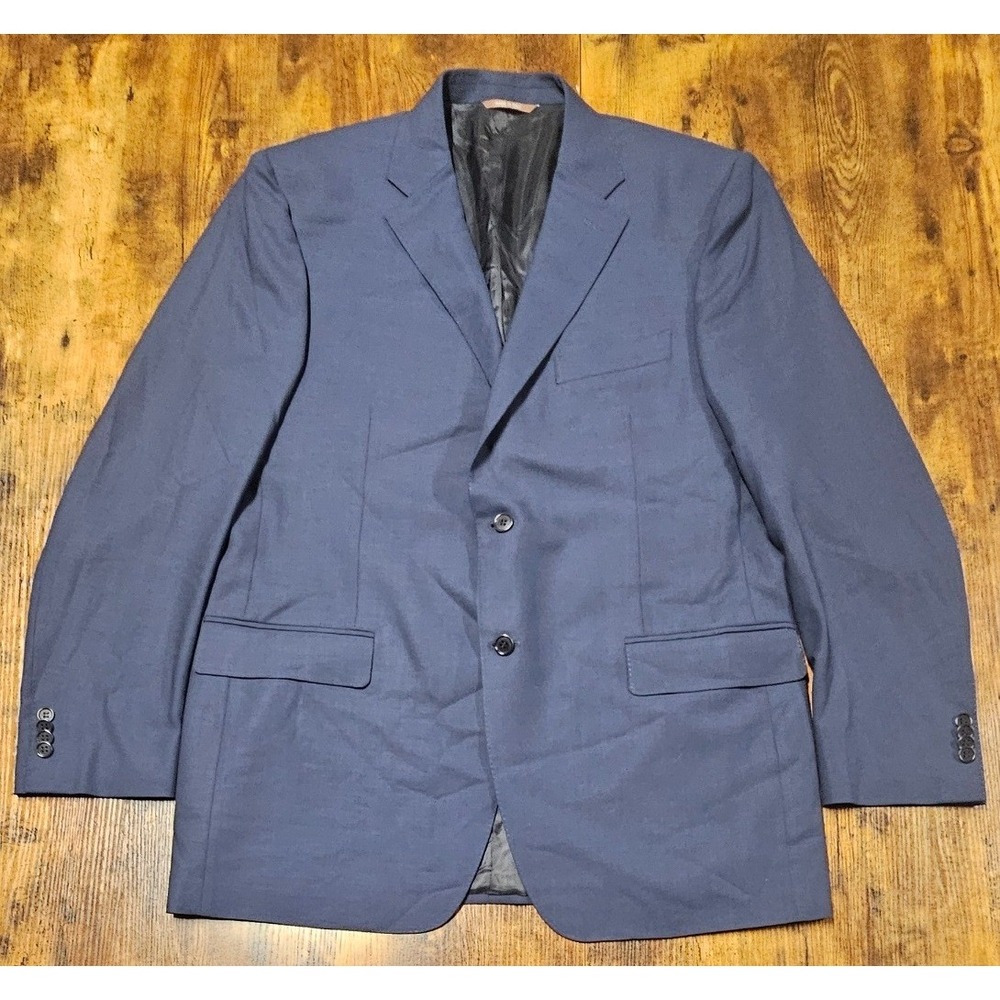 Canali Men's Navy Blue Travel Water Resistant Blazer Sport Coat Made in Italy